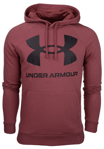 Sudadera Hombre Under Armour Rival Big Logo HD capucha Algodón - 1357093 - 652 - burdeos depor8